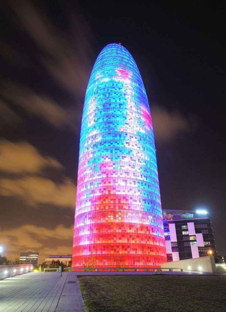 barcelona, night, torre agbar-2197677.jpg